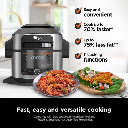 SharkNinja OL550SM 11-in-1 SmartLid Multi-Cooker