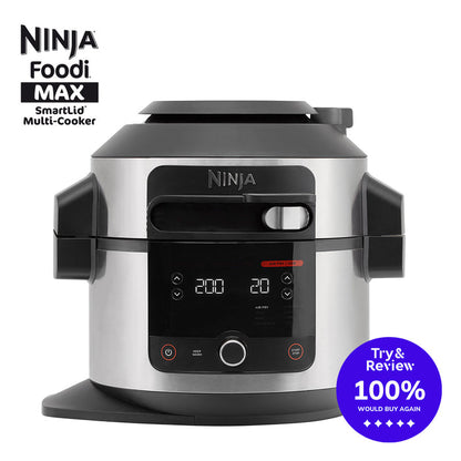 SharkNinja OL550SM 11-in-1 SmartLid Multi-Cooker