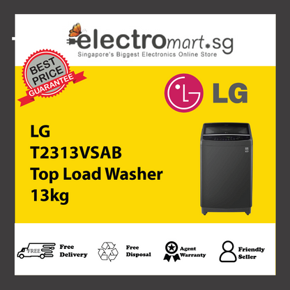 LG T2313VSAB Top Load Washer 13kg