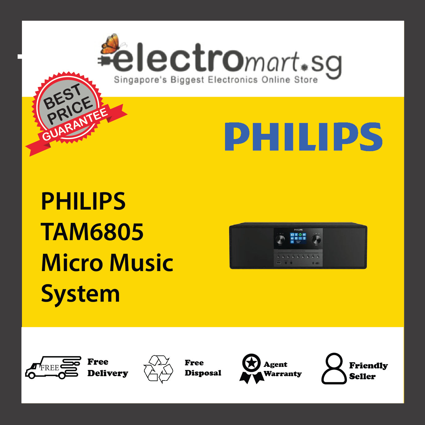 PHILIPS TAM6805 Micro Music System