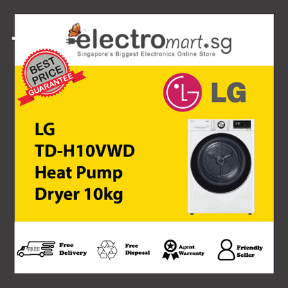 LG TD-H10VWD Heat Pump Dryer 10kg