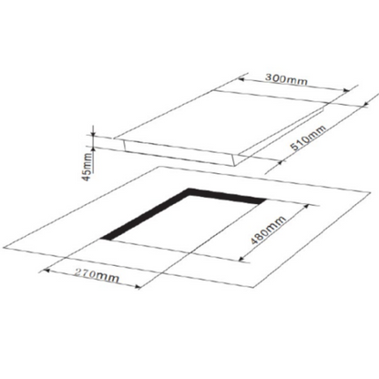 BRANDT TG2232BBP/BBL/BEP/BEL 30CM 2 BURNERS GAS HOB