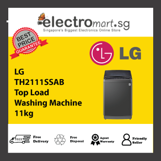 LG TH2111SSAB TurboWash3D™ Top Load Washing Machine 11KG