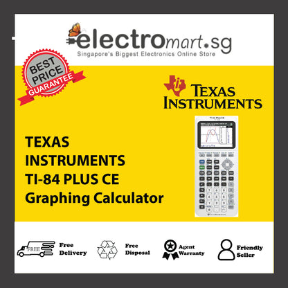 TEXAS INSTRUMENTS TI-84 PLUS CE Graphing Calculator