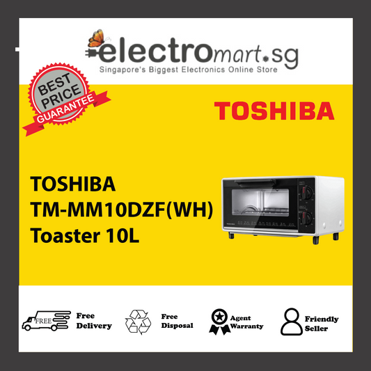 TOSHIBA TM-MM10DZF(WH) Toaster 10L