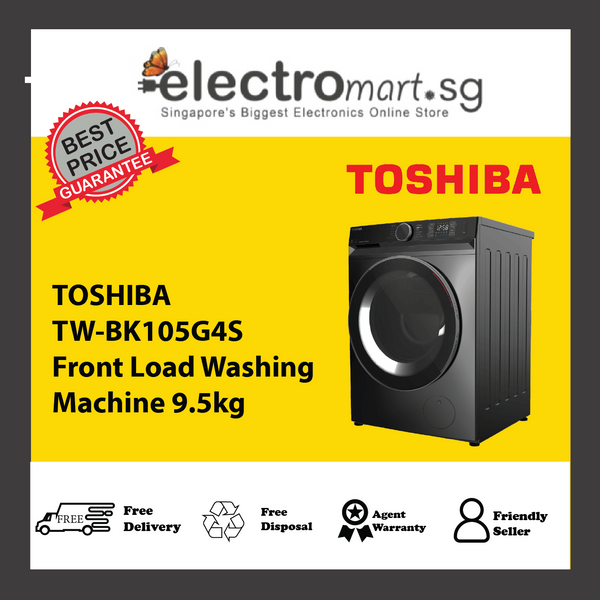 TOSHIBA TW-BK105G4S Front Load Washing Machine 9.5kg