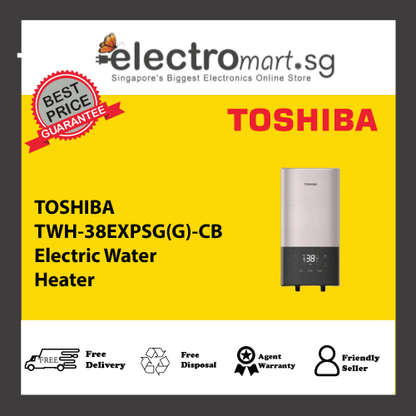 TOSHIBA TWH-38EXPSG(G)-CB Electric Water Heater