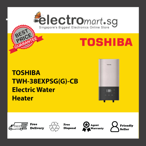 TOSHIBA TWH-38EXPSG(G)-CB Electric Water Heater