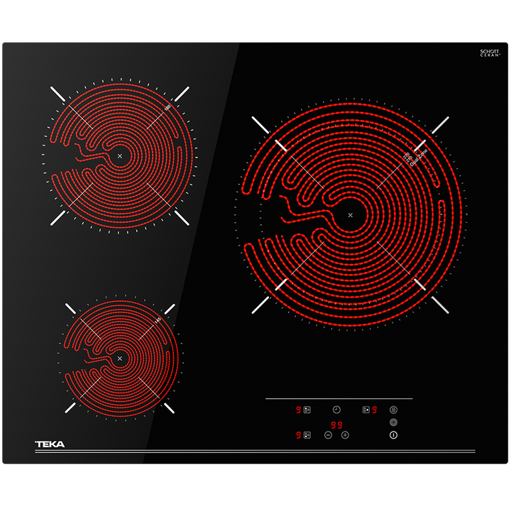 TEKA TZ 6315 60cm 3-Zone Vitroceramic Hob