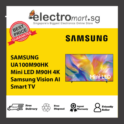 SAMSUNG UA100M90HK Mini LED M90H 4K Samsung Vision AI Smart TV