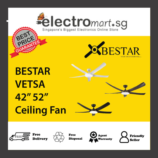 BESTAR VETSA 42”/52” Ceiling Fan