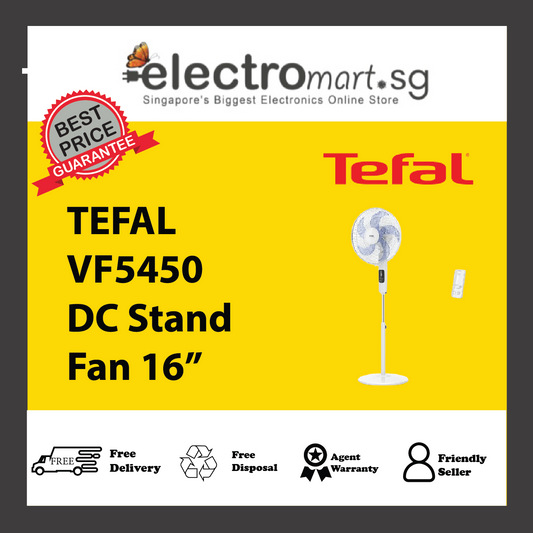 TEFAL VF5450 DC Stand Fan 16”