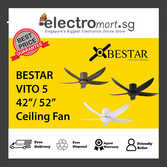 BESTAR VITO 5 42”/ 52” Ceiling Fan