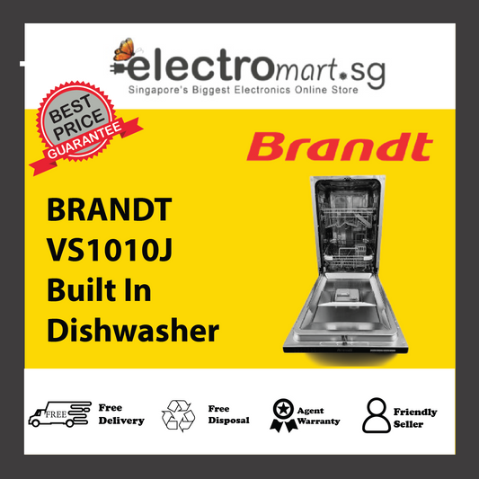 BRANDT VS1010J Built In Dishwasher