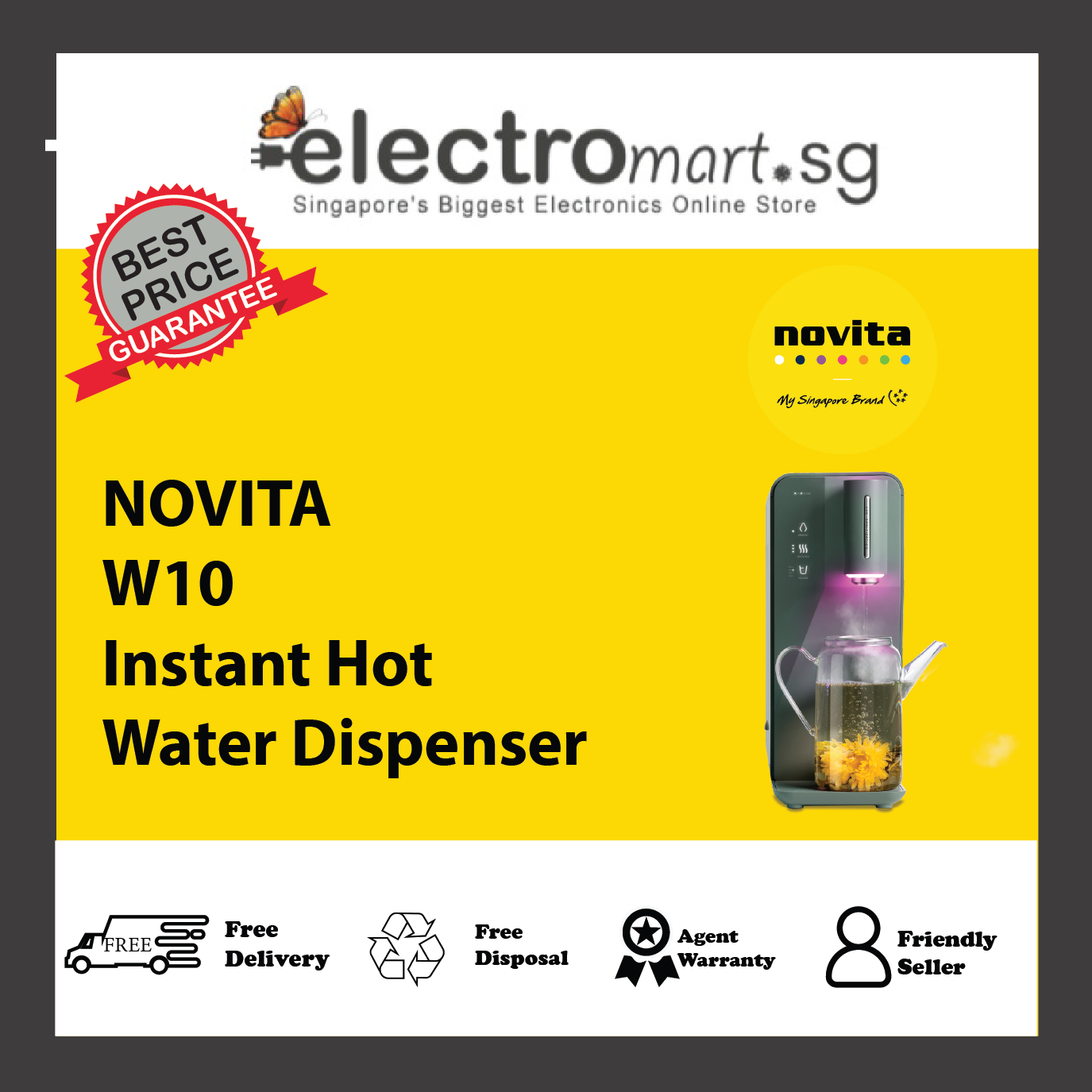 NOVITA W10 Instant Hot Water Dispenser