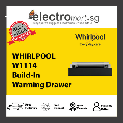 WHIRLPOOL W1114 Build-In Warming Drawer