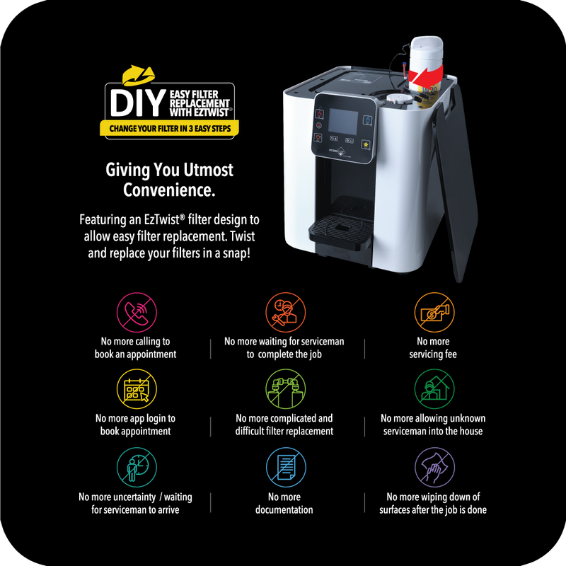 NOVITA W29 HydroCube™  Hot/Cold Water  Dispenser