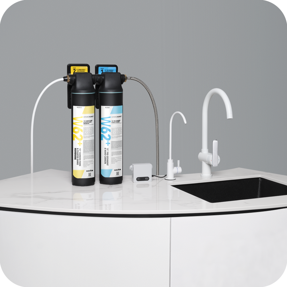 NOVITA W62 15” Undersink Filtration System