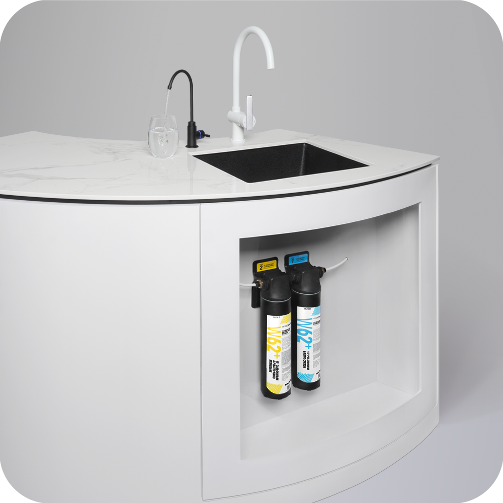 NOVITA W62 15” Undersink Filtration System