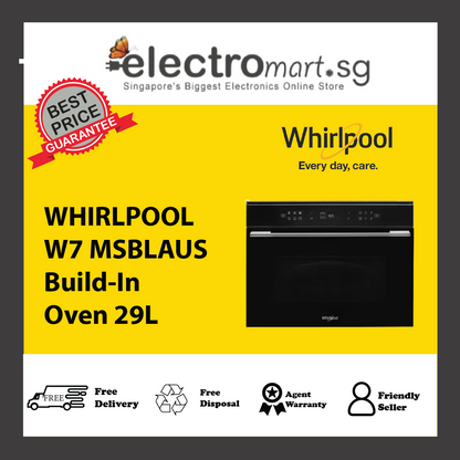 WHIRLPOOL W7 MSBLAUS Build-In Oven 29L