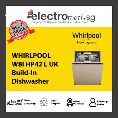 WHIRLPOOL W8I HP42 L UK Build-In Dishwasher