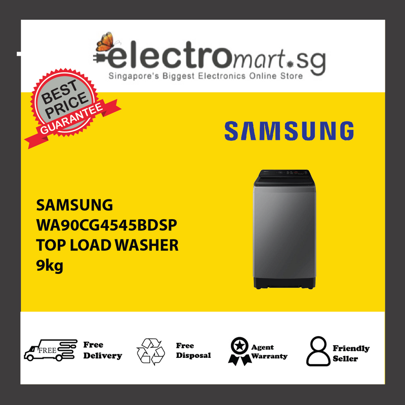 SAMSUNG WA90CG4545BDSP TOP LOAD WASHER 9kg