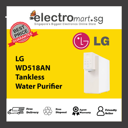 LG WD518AN Tankless Water Purifier