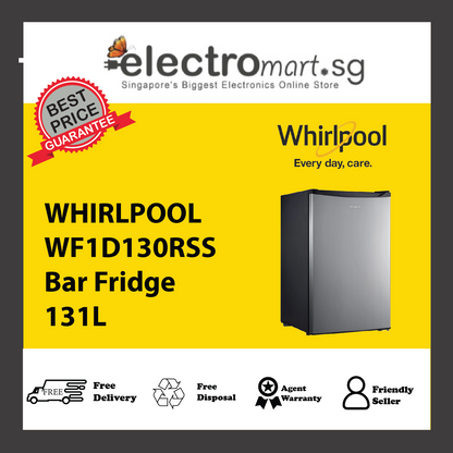 WHIRLPOOL WF1D130RSS Bar Fridge 131L