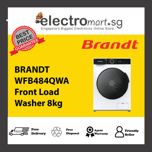 BRANDT WFB484QWA Front Load  Washer 8kg
