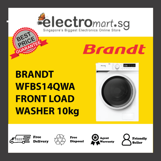 BRANDT WFBS14QWA FRONT LOAD WASHER 10kg