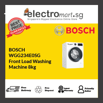 BOSCH WGG234E0SG Series 6 Front Load Washing Machine 8 kg 1200 rpm
