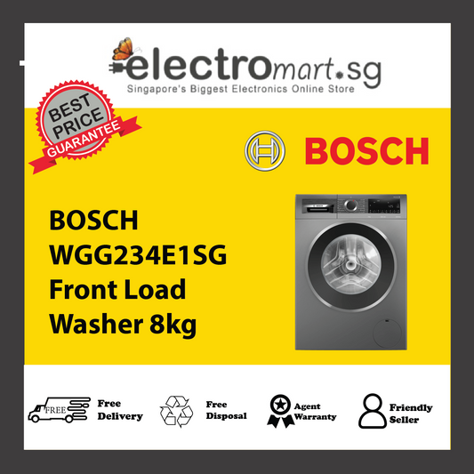 BOSCH WGG234E1SG Front Load Washer 8kg