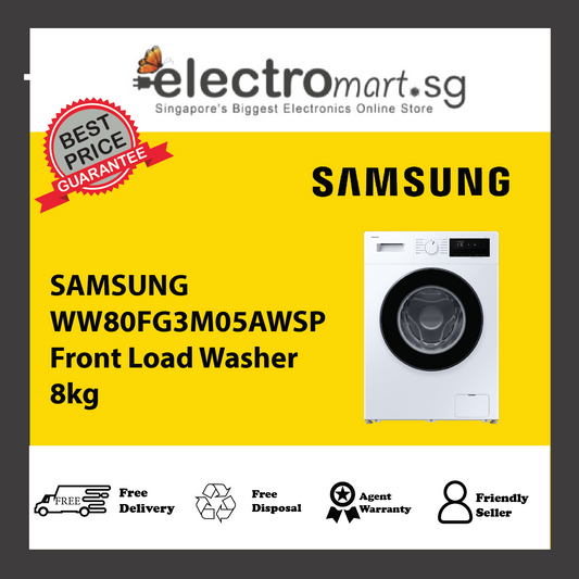 SAMSUNG WW80FG3M05AWSP Front Load Washer 8kg