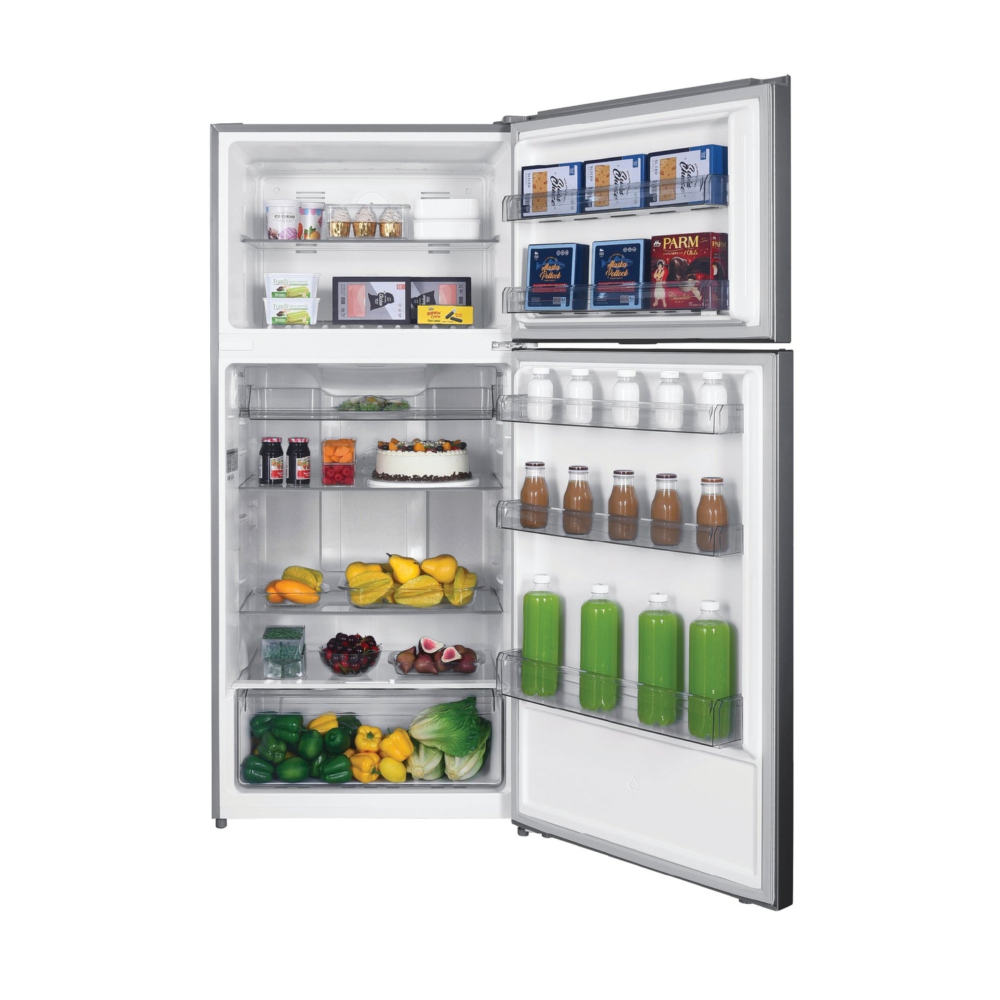 EUROPACE ER5512EGY 2-Door Fridge 480L