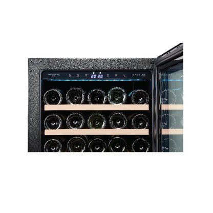 EUROPACE EWC8701DBK Dual Zone Wine Chiller 70 Bottles
