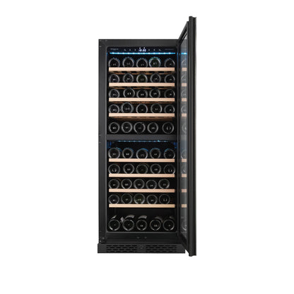 EUROPACE EWC8701DBK Dual Zone Wine Chiller 70 Bottles