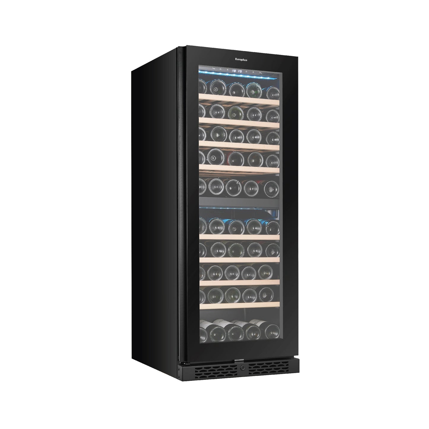 EUROPACE EWC8701DBK Dual Zone Wine Chiller 70 Bottles