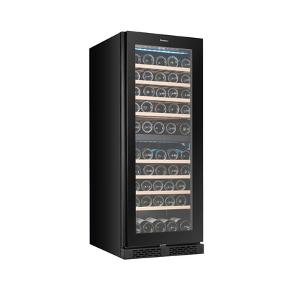 EUROPACE EWC8701DBK Dual Zone Wine Chiller 70 Bottles