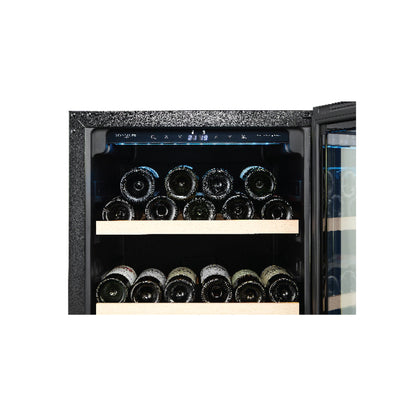 EUROPACE EWC8981DBK Dual Zone Wine Chiller 98 Bottles