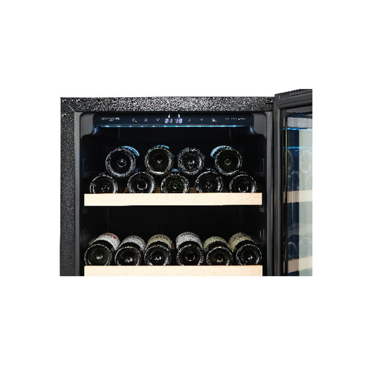 EUROPACE EWC8981DBK Dual Zone Wine Chiller 98 Bottles