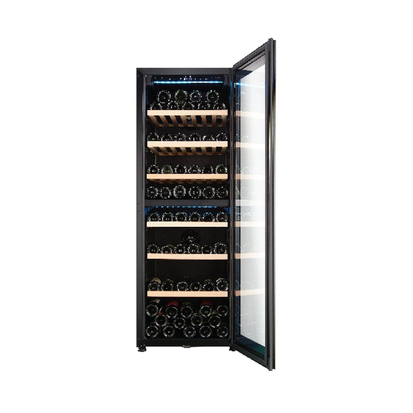 EUROPACE EWC8981DBK Dual Zone Wine Chiller 98 Bottles