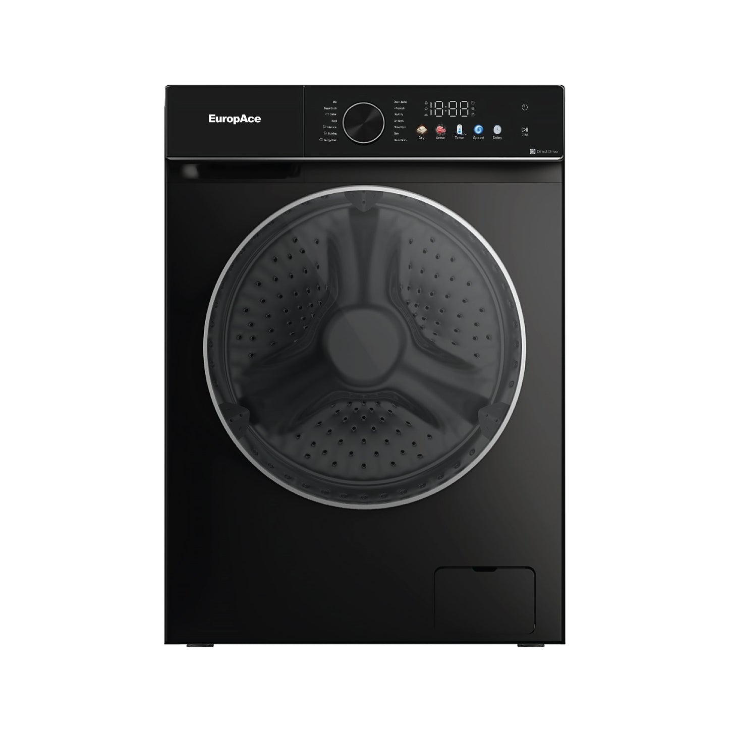 EUROPACE EWD8107DBK Front Load Washer Dryer 10/7kg