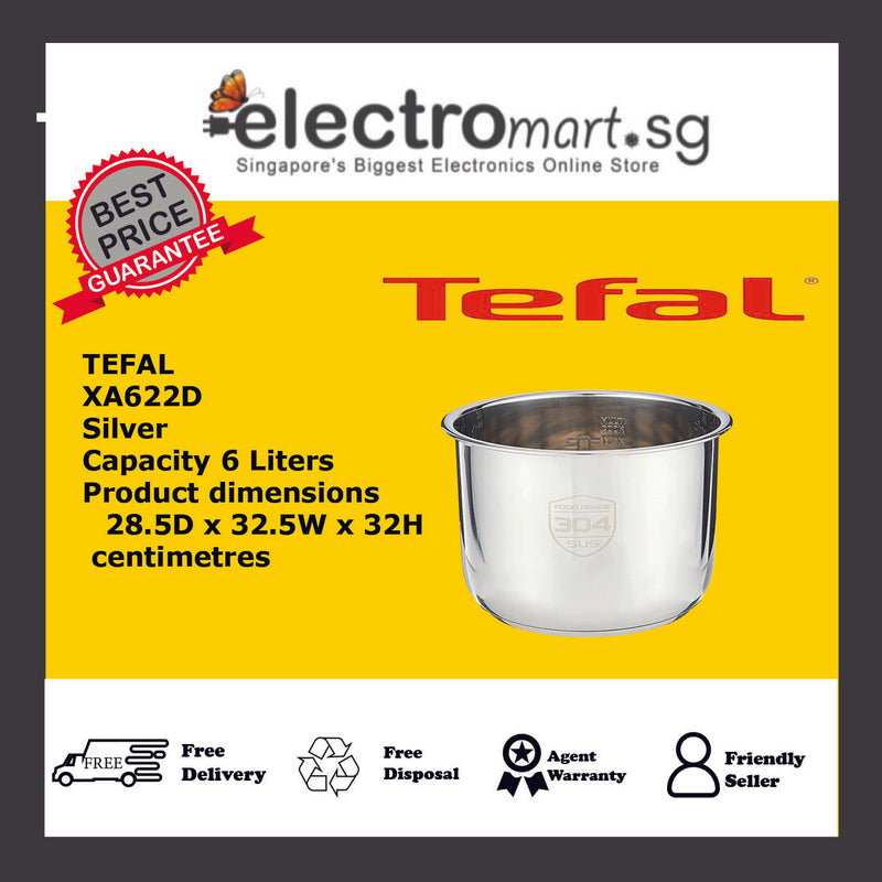 Tefal Inner Pot (For CY601) XA622D, Silver