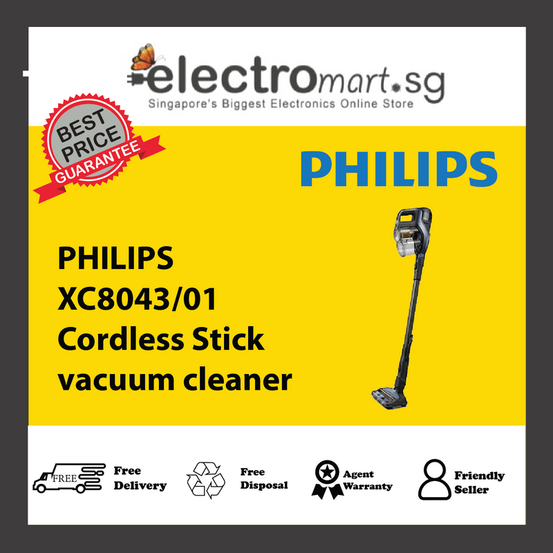 PHILIPS XC8043/01 Cordless Stick  vacuum cleaner