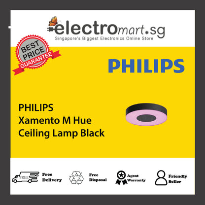 PHILIPS Xamento M Hue Ceiling Lamp Black