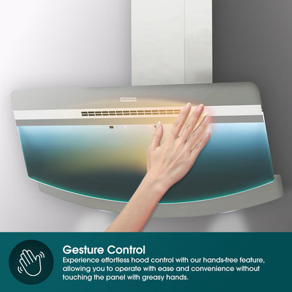 EUROPACE ECH9198E Designer Chimney Hood 90cm