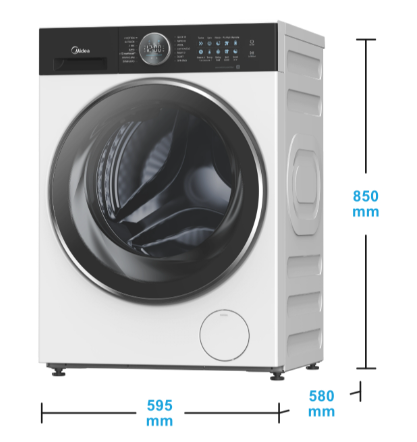 MIDEA MF210W95WB 9.5KG FRONT LOAD WASHER