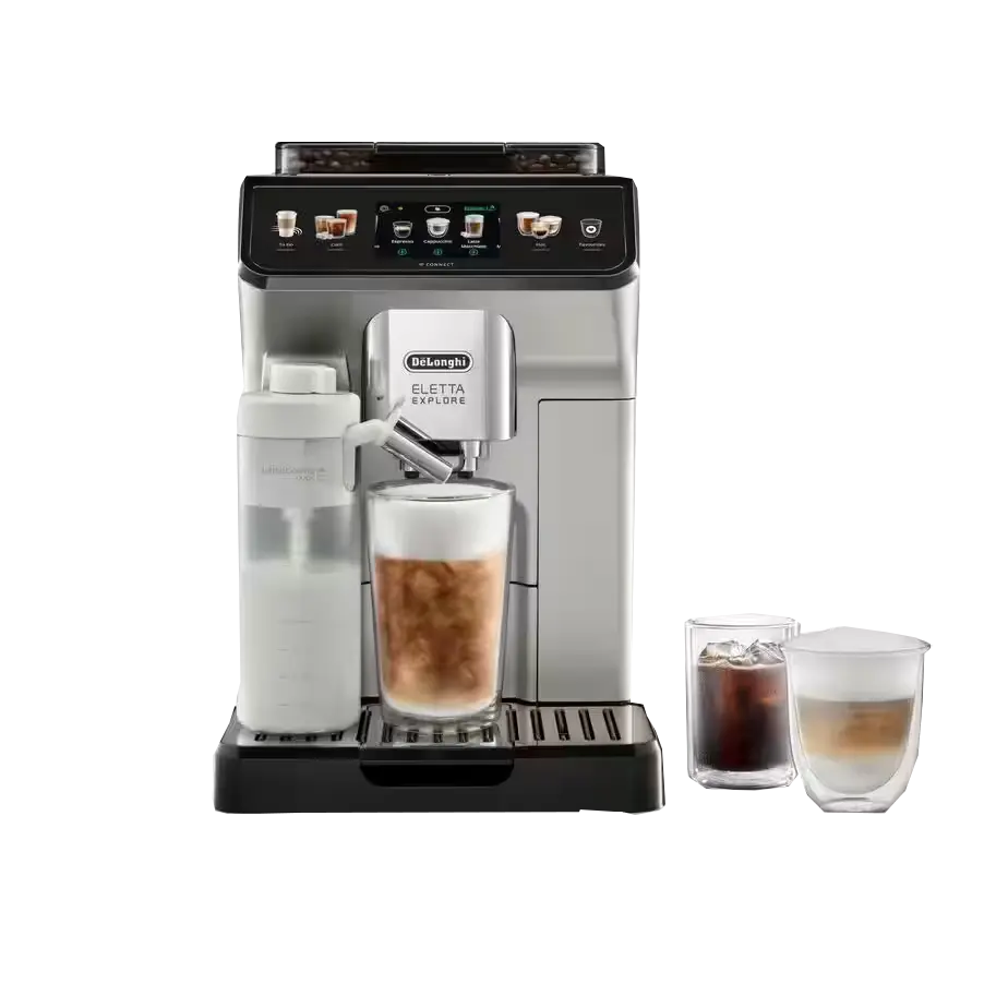 DeLonghi ECAM450.65.S Eletta Explore Automatic Coffee Maker - Silver