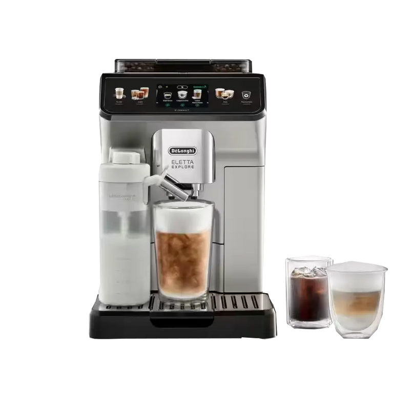 DeLonghi ECAM450.65.S Eletta Explore Automatic Coffee Maker - Silver