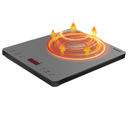 EuropAce EIC7201DGY EIC Slim Induction Cooker - Sleek Grey
